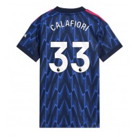 Arsenal Riccardo Calafiori #33 Vonkajší Ženy futbalový dres 2025-26 Krátky Rukáv